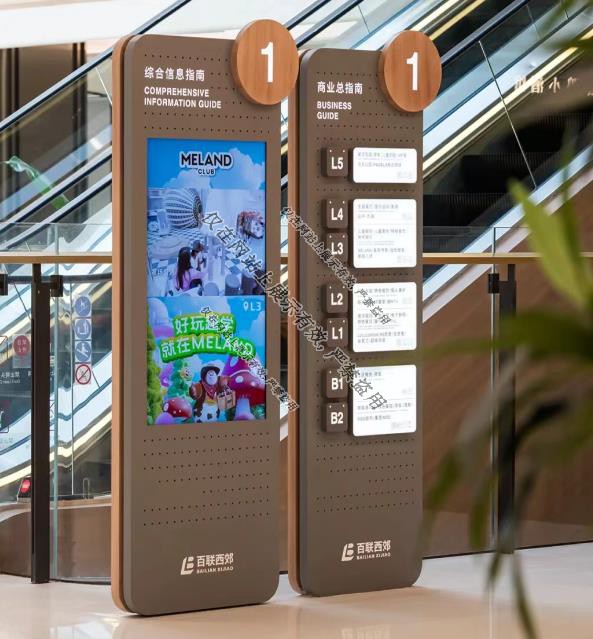 南昌广告设计制作--三月花开商业导视牌新案例分享